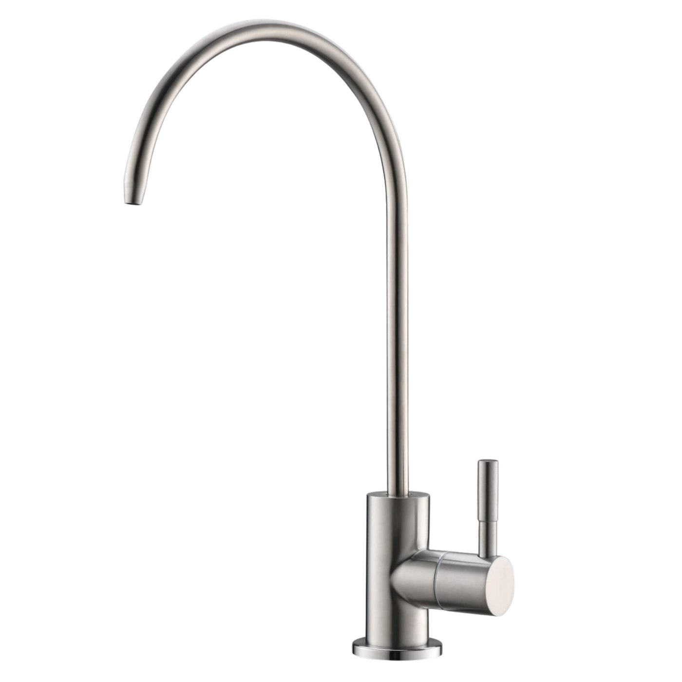 Faucet - Brushed Nickel — HappyTap water filtration accessory
